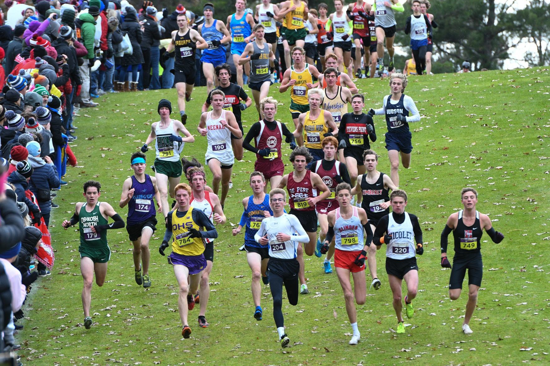 WIAA state cross country photo: Janesville Craig's Bryan Bloomquist